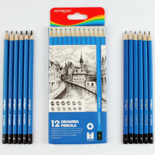 Picture of Pencils Set shades 12 pencil Keyroad Model KR972271 