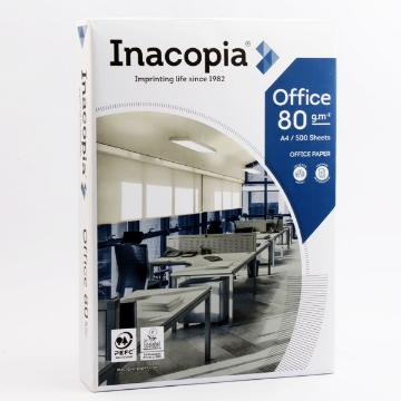 Picture of Package of Printing paper Office 80 grams 500 sheets a4 Inacopia