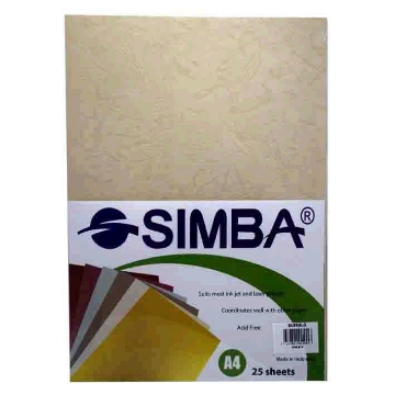 Picture of Colored Photocopy Paper Pack 25 Sheets A4 - Simba