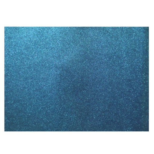 Picture of EVA  Glitter Foam sheet, Blue 2mm 50 x 70 cm - Simba