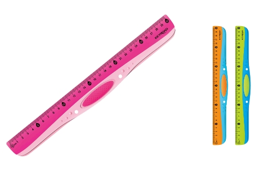 Picture of Plastic ruler rubber grip 30 Cm Keyroad Model KR971326