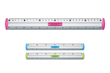 Picture of Ruler Aluminum with pen clip 30 cm Keyroad Model KR971330