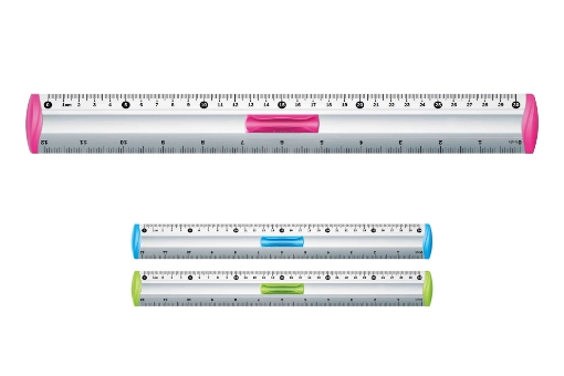 Picture of Ruler Aluminum with pen clip 30 cm Keyroad Model KR971330