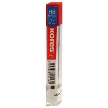 Picture of Mechanical pencil leads HB, 0.7, Kores 99017