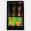 Picture of  Lead Set Differently - Extraline - 12 Pens - Eraser - Black Wood - EXT-233F-9204101 