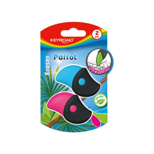 Picture of Eraser Parrot 2 pieces Keyroad Model KR971386