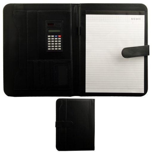 Picture of Leather Portfolio with Calculator Strap A4 - C2502