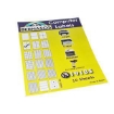 Picture of Computer labels, White 10 sheets 189 Rectangular, 25.4 x 10 mm - Bernasos