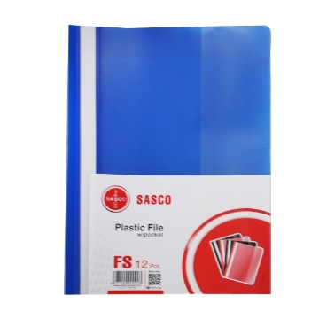 Picture of Plastic File With Transparent Cover, A4 - Sasco