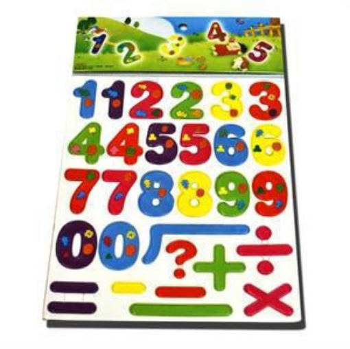 Picture of Board magnet English numbers Model H006