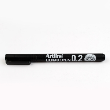 Picture of Felt-tip Pen – Artline – 0.2 Ml – Black - EK-282-COMIC