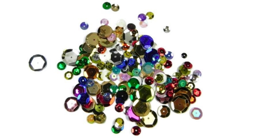 Picture of Sequin Tube in Different Colors and Shapes