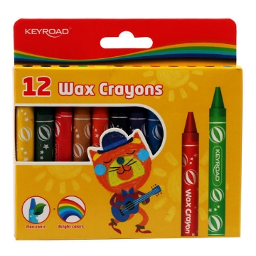 Picture of CRAYON COLORS 12 COLOR JUMBO KEYROAD MODEL KR971305