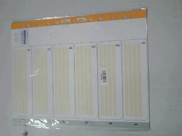 Picture of Numbered Dividers 1-6 PVC A4