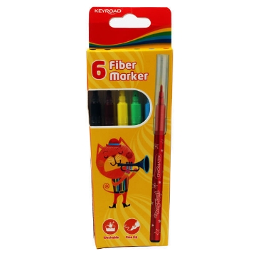 Picture of Marker Colors 6 Colors Washable Keyroad Model KR971588