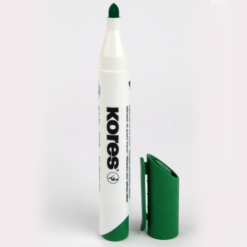 Picture of  Whiteboard Marker Round Tip, Green, Kores Model 20835