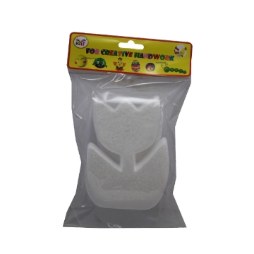 Picture of Foam Rose Bag 2 Pieces White : Simba- H146.