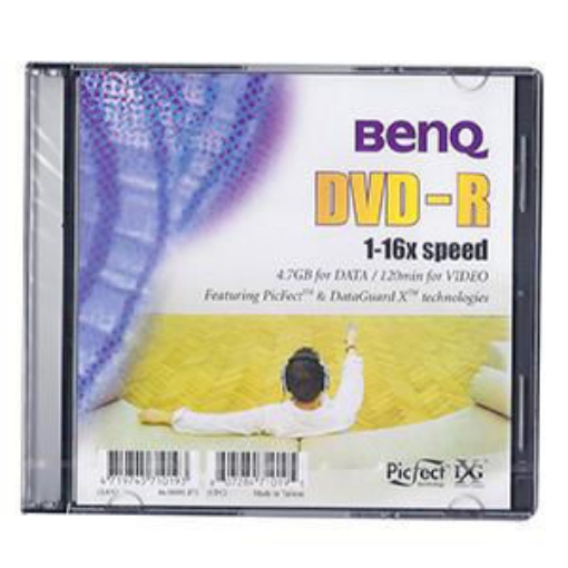 Picture of DVD Disc with Cover 4.7 GB - BenQ