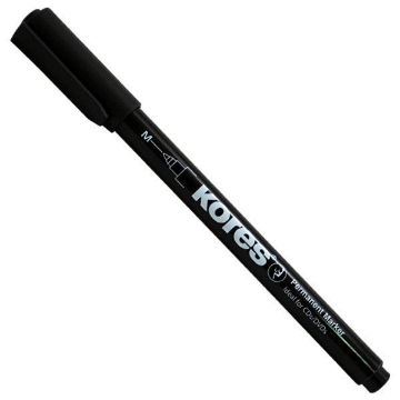 Picture of Marker pen- thin tip Black Kores Model 22100