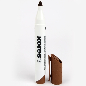 Picture of Marker pen- chisel TIP brown XW2 Kores Model 20858