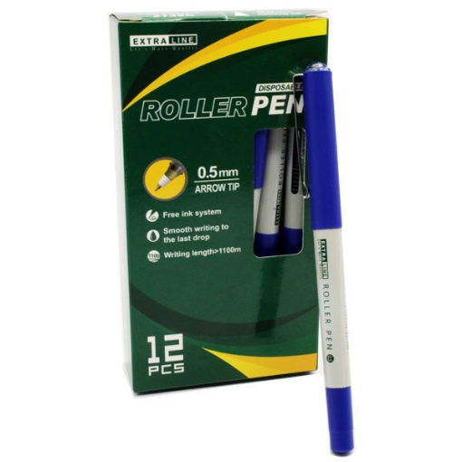 Picture of Roller pen Liquid Ink 0.5ml Blue - Extra Line 2139C