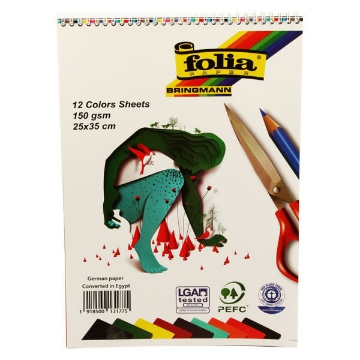 Picture of Wire sketch colors serrate 12 sheets 150 grams 1/8 sheets folia