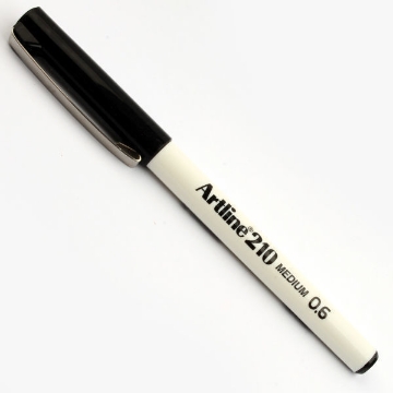 Picture of Pen Felt-Tip 0.6 mm black - Art Line 