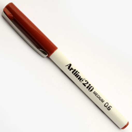 Picture of Pen Felt-Tip 0.6 mm brown- Art Line 