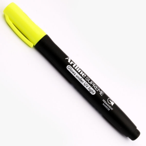 Picture of ARTLINE SUPEREME LIGHT GLOW PERMENANT MARKER UV YELLOW EPF-700UV