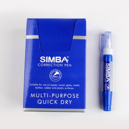 Picture of Correction Pen made of Plastic with Metal Tip 270g 7ml - Simba 205