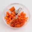 Picture of Set of Mixed Pins, Clips + Perspective + Bulldog + Needle Orange Color - Mas 622-623