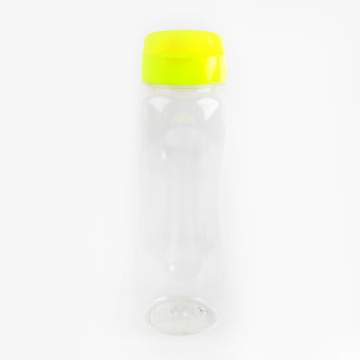 Picture of Water Bottle Transparent with Yellow Cap 650 ml - Mintra 03403