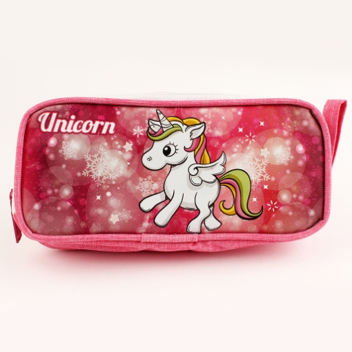 Picture of Girls' Turkish Zippered Fabric Pencil Case - KK723