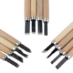 Picture of Wood Carving Tools Set 12 Pieces Beige - Isomars WC12