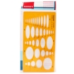 Picture of Oval template ruler, Honey Color - Isomars 4040