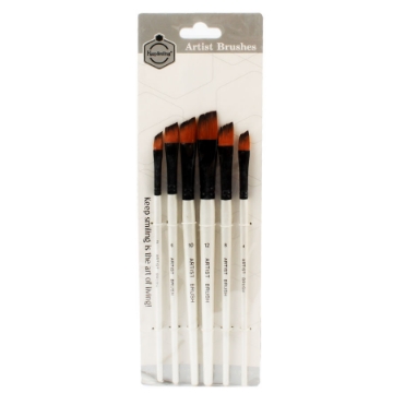 Picture of KEEP SMILING BRUSHES SET 6 PCS CHISELED