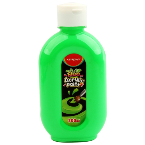 Picture of Acrylic colors Neon green color 300 ml Keyroad KR972198