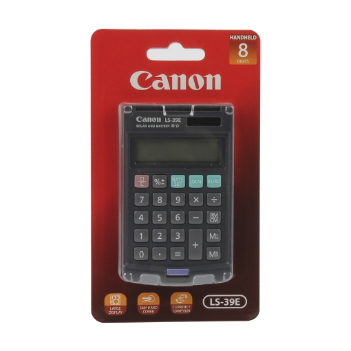 Picture of calculator 8-digit Canon model LS39E