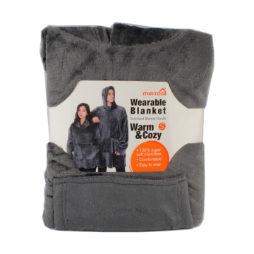 Picture of Warmer blanket with sleeves Microfiber colors, Small Mintra