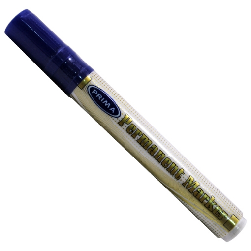 Picture of Permanent Marker, Blue Chisel Tip - Prima 