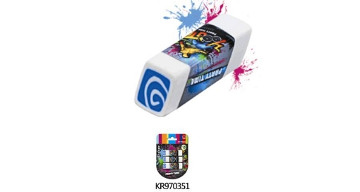 Picture of ERASER KEYROAD PARTY TIME 3 PCS / CARD MODEL KR970351