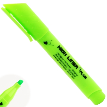 Picture of Highlighter PLUS chisel tip GREEN KORES Model 36005