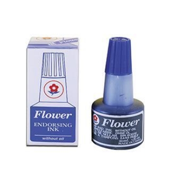 Picture of Stamping ink  blue flower Model 4998