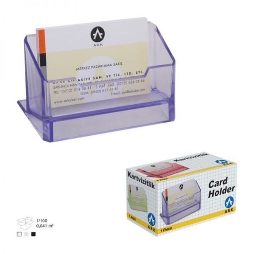 Picture of Clear Plastic Card Holder - Ark 1384