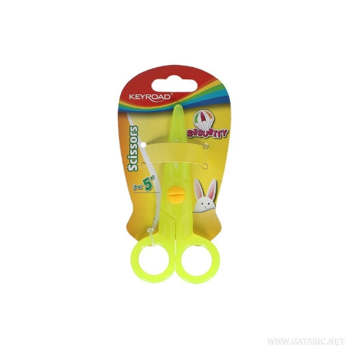 Picture of Kids Scissor Plastic card 12.5 cm Keyroad Model KR970962