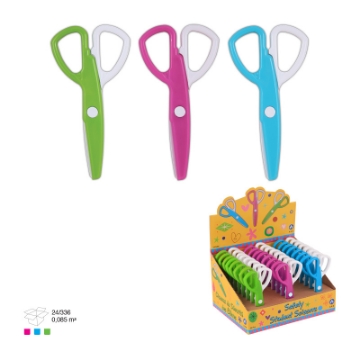 Picture of Plastic Children's Scissors Multicolor - Ark 1382