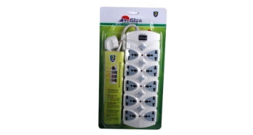 Picture of Power Strip Extension Board 10-Sockets Triple 16-Amp 3-Meter - Giza AXE915