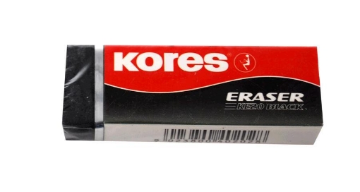 Picture of Eraser PVC Black Kores Model 40202