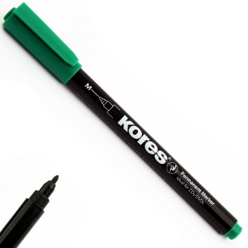 Picture of Marker pen- thin tip green Kores Model 22105