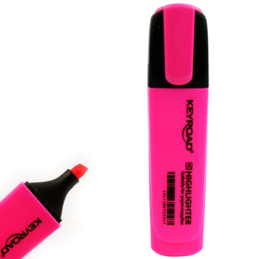 Picture of Highlighter Flue Neon Pink Keyroad Model KR972168